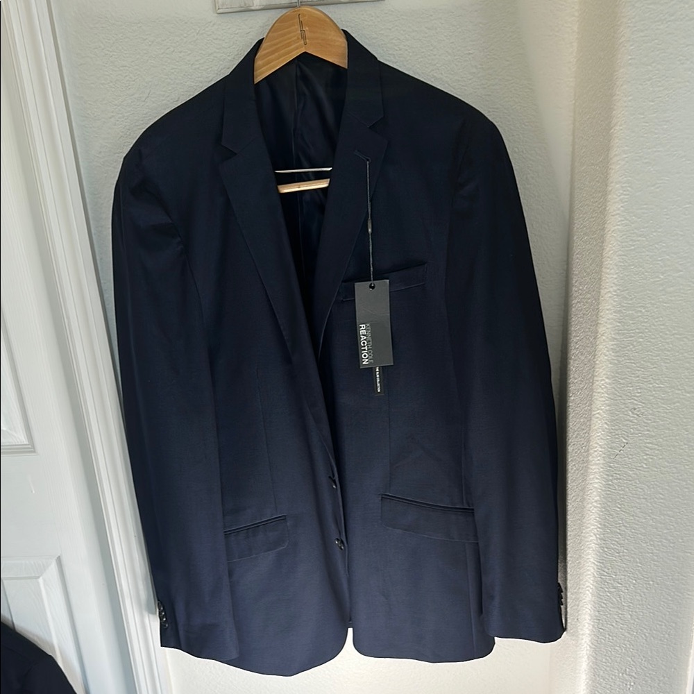 Kenneth Cole Black Classic Sport Coat Blazer